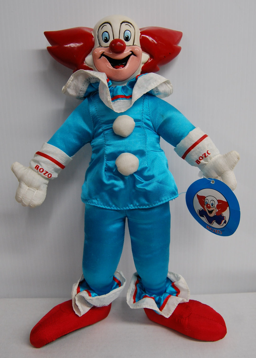 Bozo the Clown 13" Plush Doll Larry Harmon 1994 Play By Play
