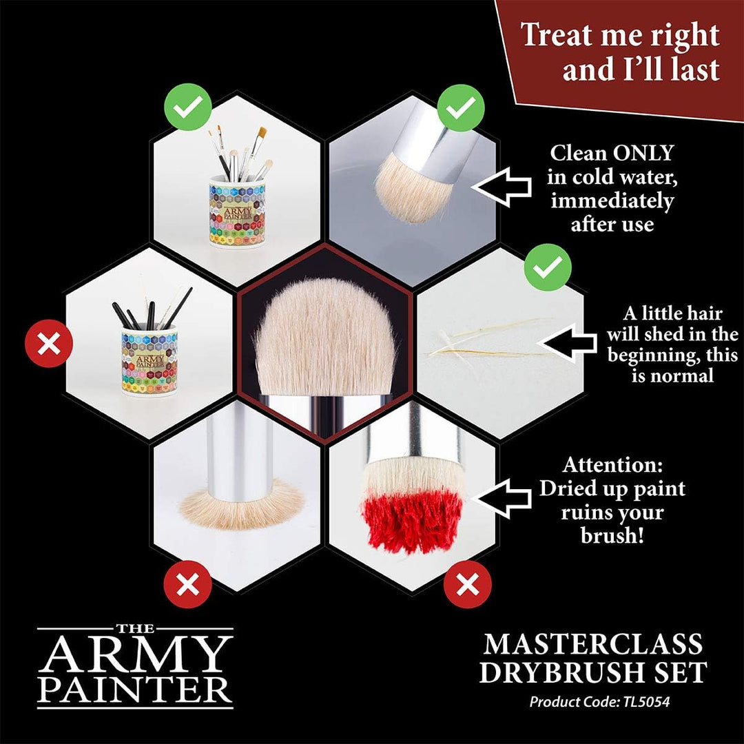 The Army Painter - Tools: Masterclass Drybrush Set