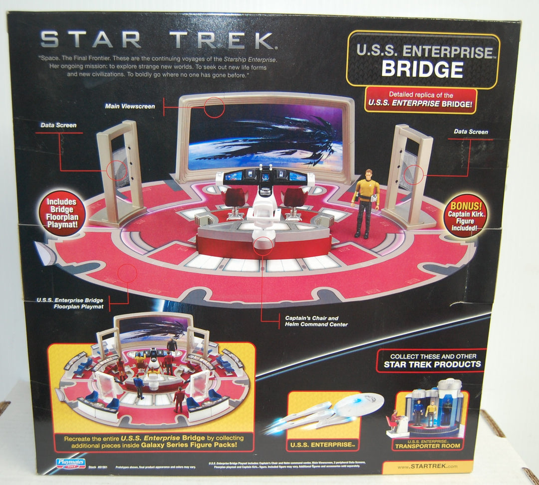Star Trek 2009 Movie - U.S.S. Enterprise Bridge Set w/ Captain Kirk Figure