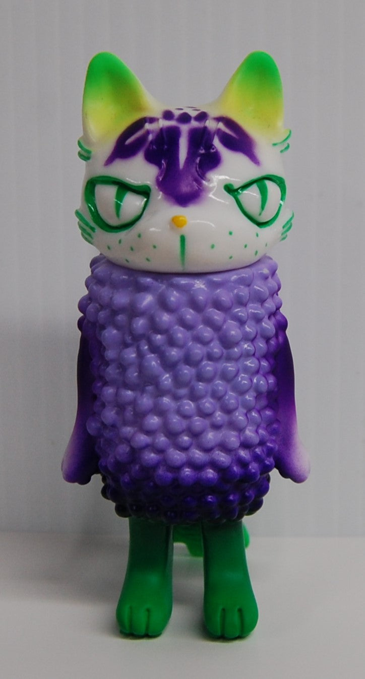 Yasu Ebineko Boss Fried Shrimp Cat (Purple, Green) Sofubi Vinyl Japan