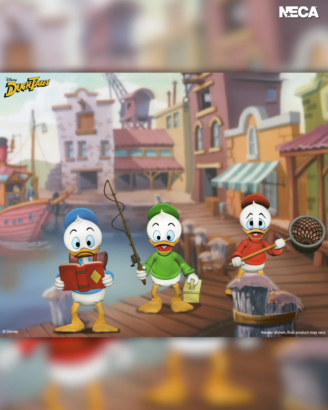 Disney’s DuckTales - Ultimate Huey, Dewey, and Louie 7” Scale Action Figure 3-Pack