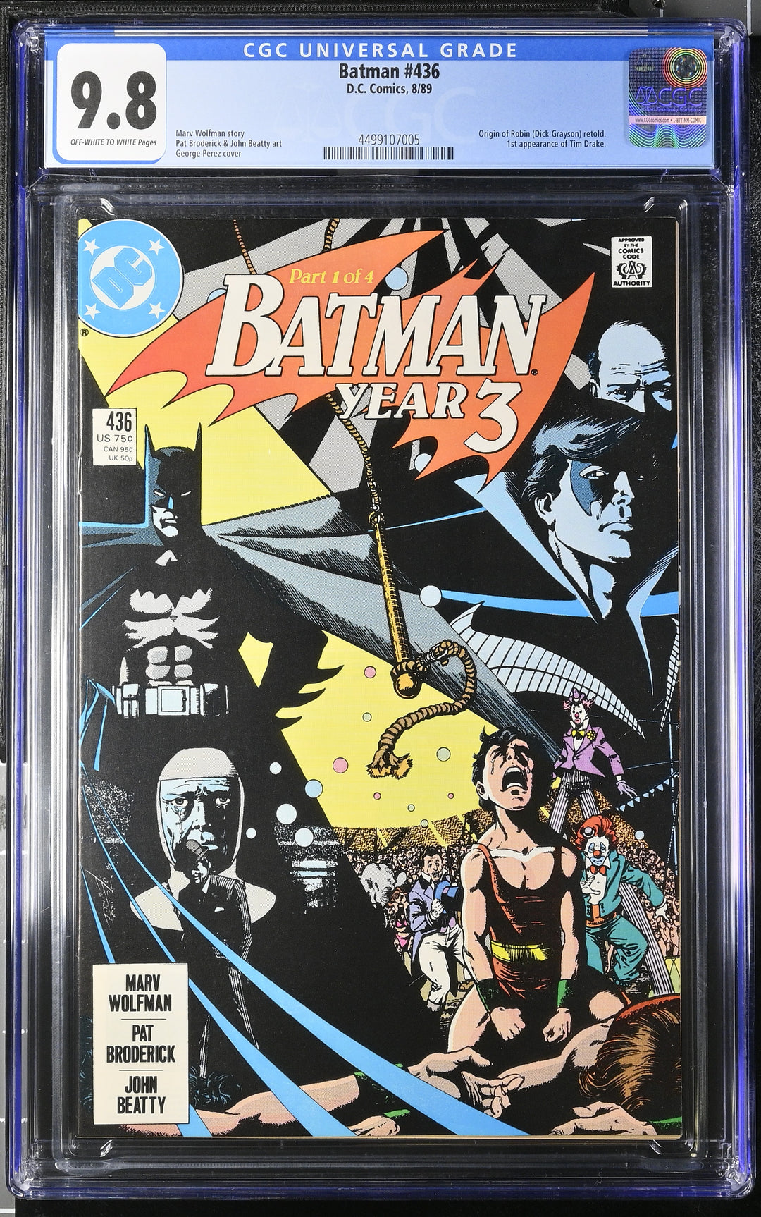 Batman #436 CGC 9.8