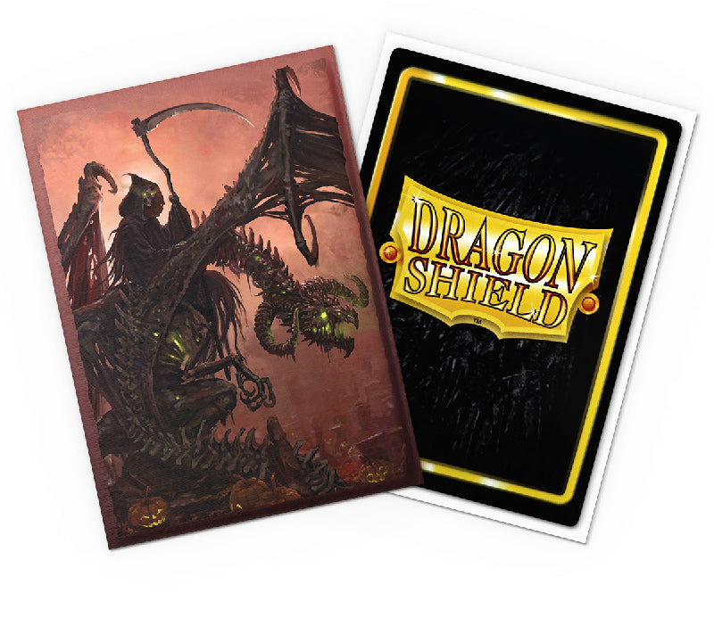 Dragon Shield Card Sleeves - Art: Halloween 2025 Dragon - Brushed