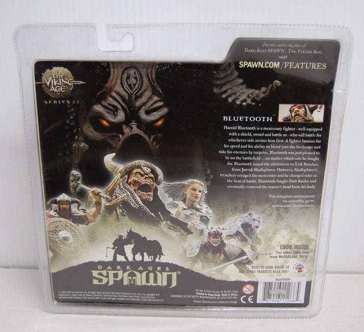 Spawn Dark Ages Series 22 The Viking Age Bluetooth 7" Figure 2002 McFarlane