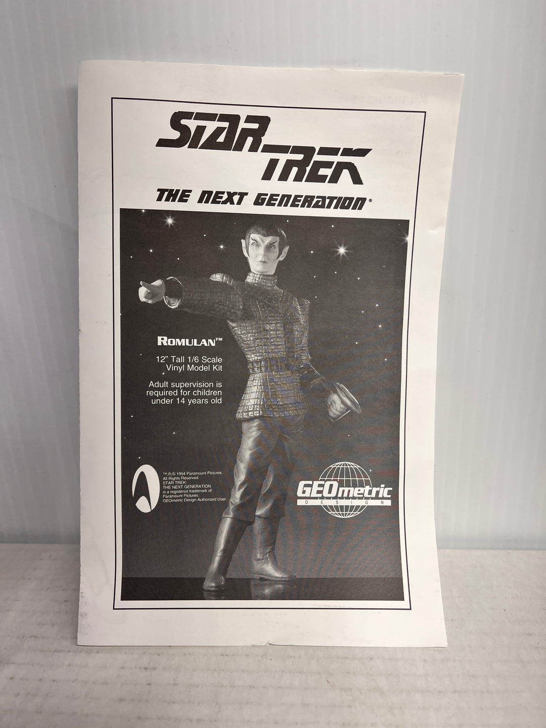 Star Trek TNG - Romulan 12" Vinyl Model Kit 1/6