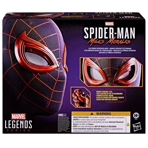 Spider-Man Marvel Legends Series Miles Morales Electronic Expressive Mask