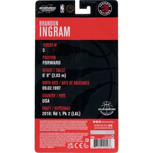 NBA McFarlane SportsPicks Wave 1 Toronto Raptors Brandon Ingram 6-Inch Action Figure