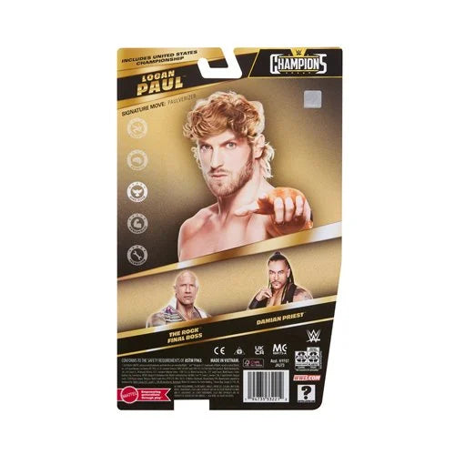 WWE Champions 2026 Wave 2 Logan Paul with US Championship Title Action Figure