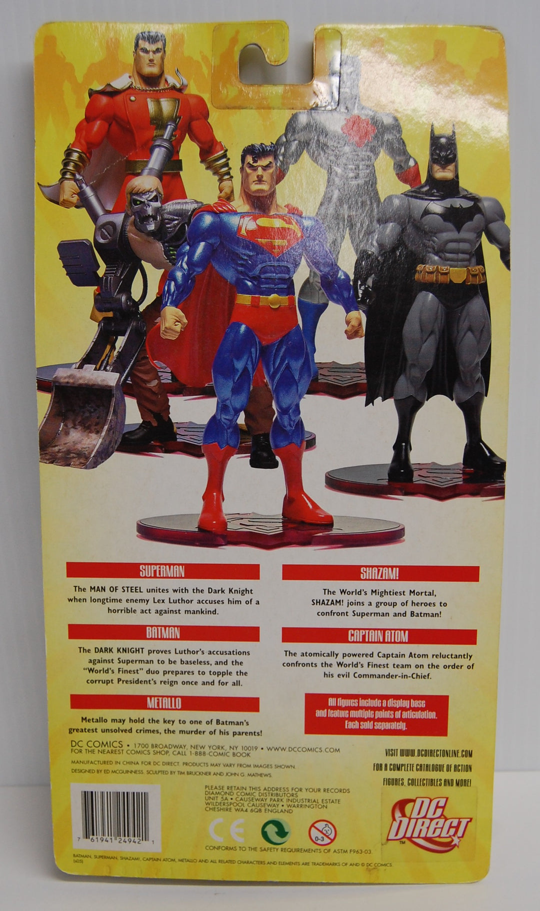 Superman/Batman - Public Enemies - Captain Atom Figure 2005 (Detached Bubble)