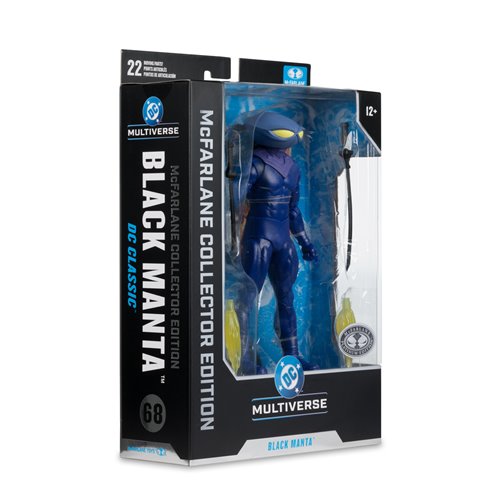 DC Multiverse McFarlane Collector Edition Wave 16 Purple Black Manta DC Classic #68 7-Inch Scale Platinum Edition Action Figure