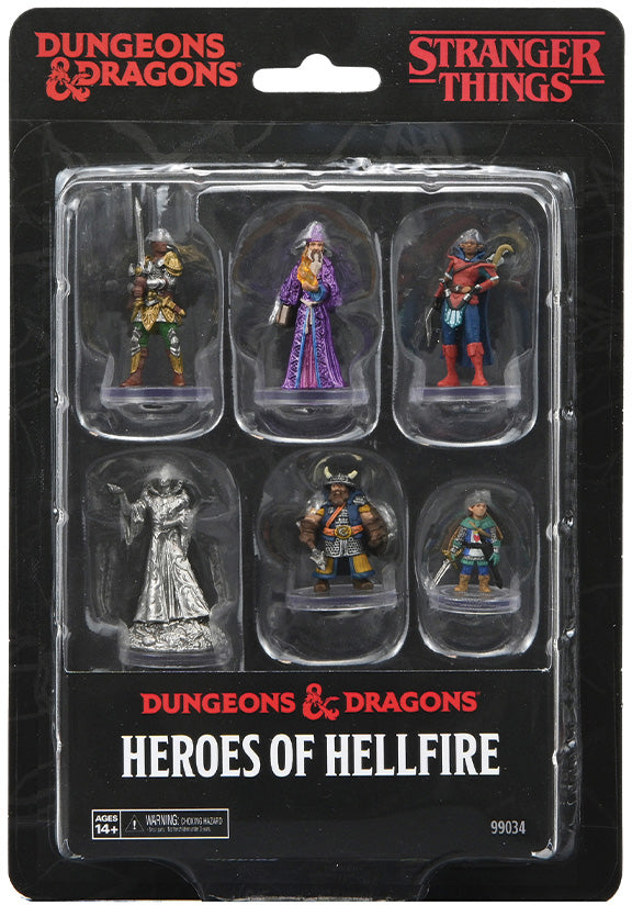 D&D: Stranger Things: Pre-painted Miniatures - Heroes of Hellfire