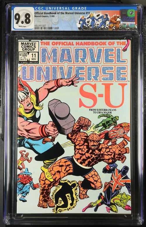Official Handbook of the Marvel Universe #11 CGC 9.8