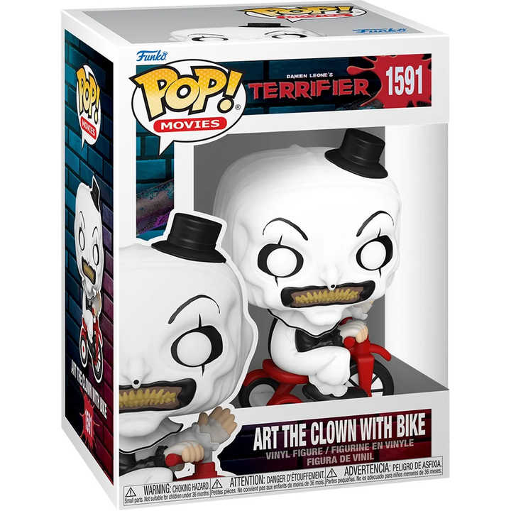 Funko Pop! #1591 Terrifier - Art the Clown with Bike