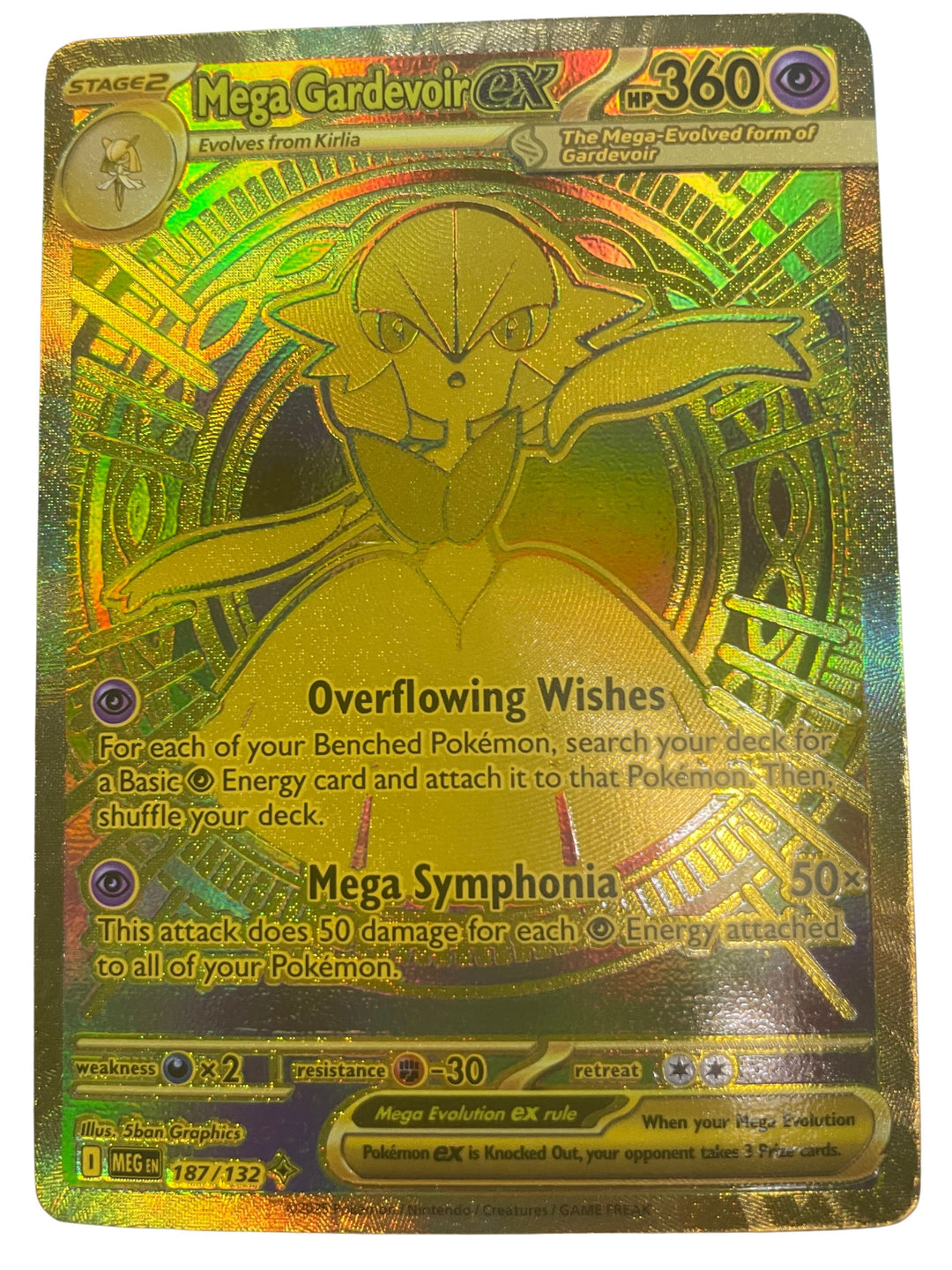 Mega Gardevoir EX - 187/132 NM - Mega Evolution