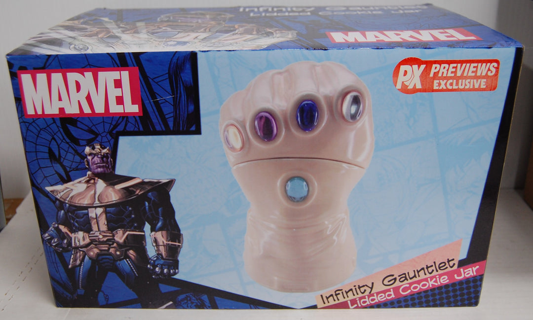 Marvel Infinity Gauntlet Cookie Jar - Yellow 2016 PX Previews USED