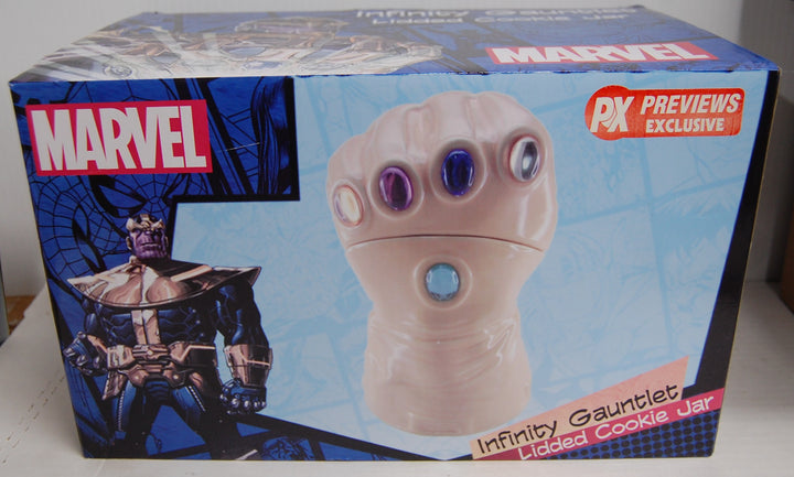 Marvel Infinity Gauntlet Cookie Jar - Yellow 2016 PX Previews USED