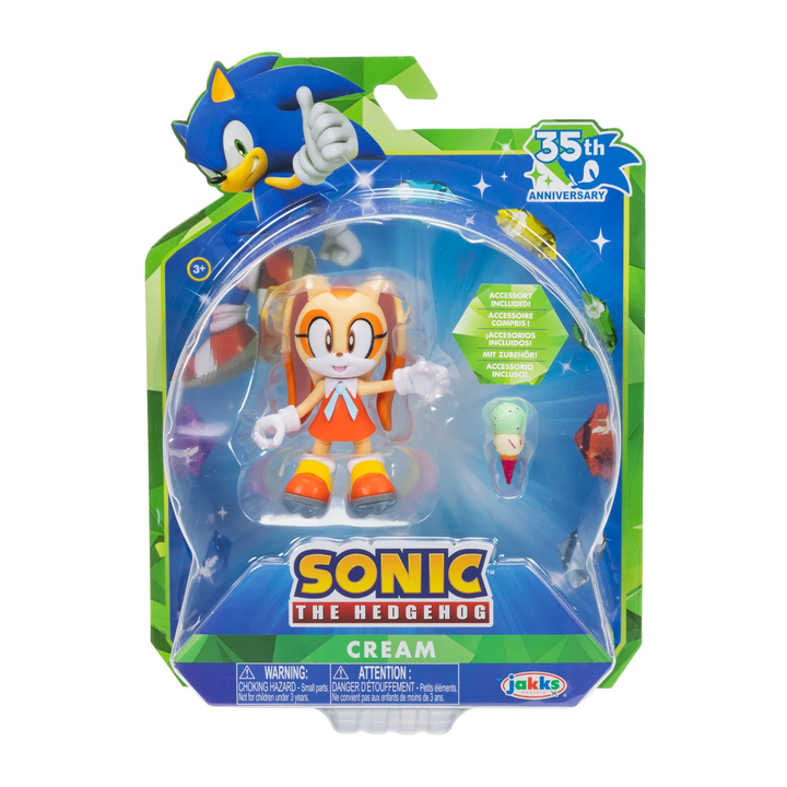 Sonic the Hedgehog Wave 25 4in Cream with Ice Cream