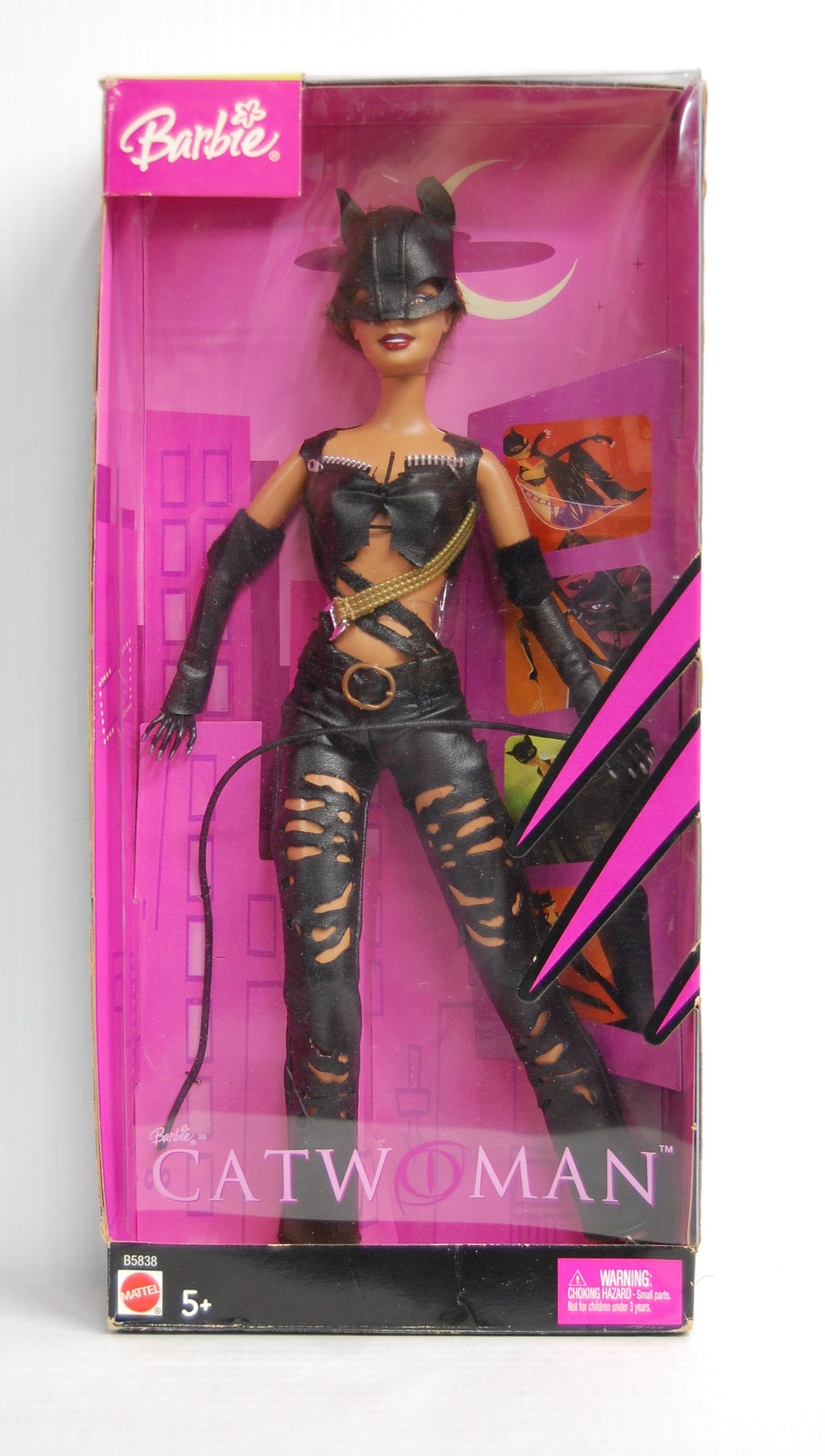 2004 Mattel Barbie As Catwoman Halle Berry DC Comics Doll