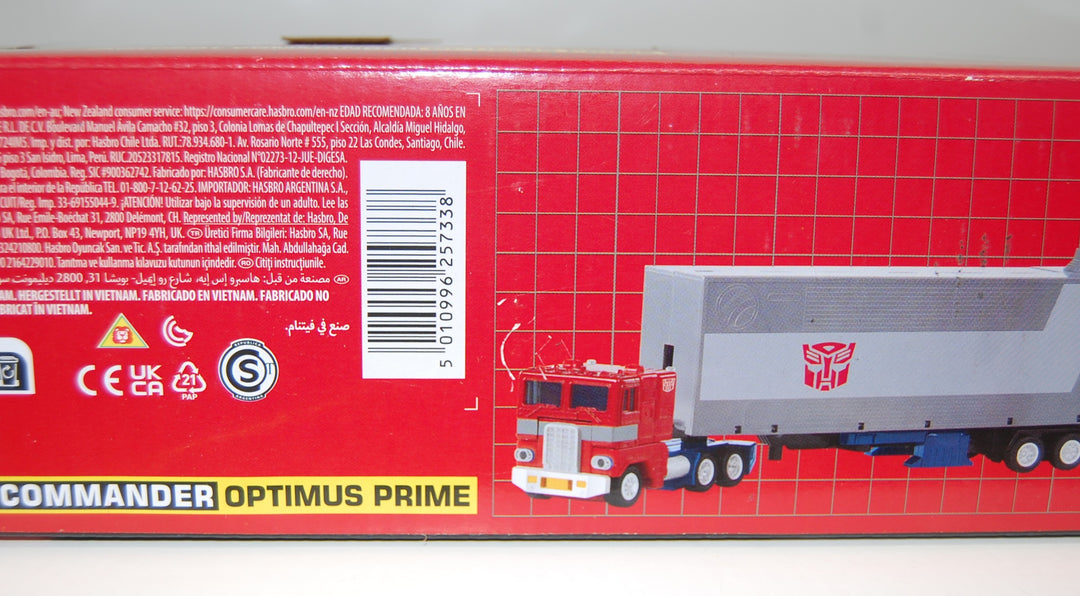 Transformers G1 40th Anniversary Retro Autobot Commander Optimus Prime (Open Box)