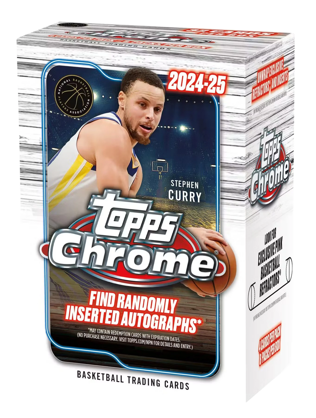 2024-2025 Topps Chrome Basketball Hobby Blaster (Value) Box