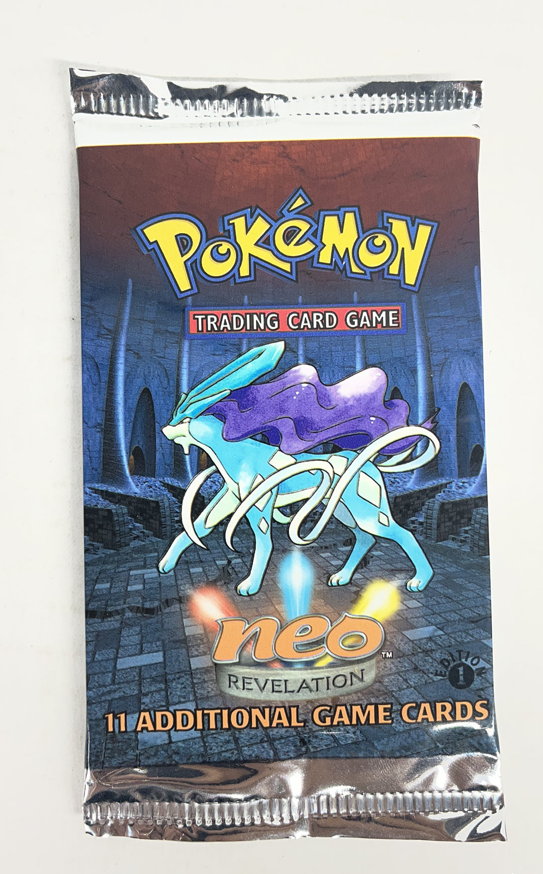 Pokemon TCG: 2001 Neo Revelation 1st Edition Sealed Booster Pack - Suicune