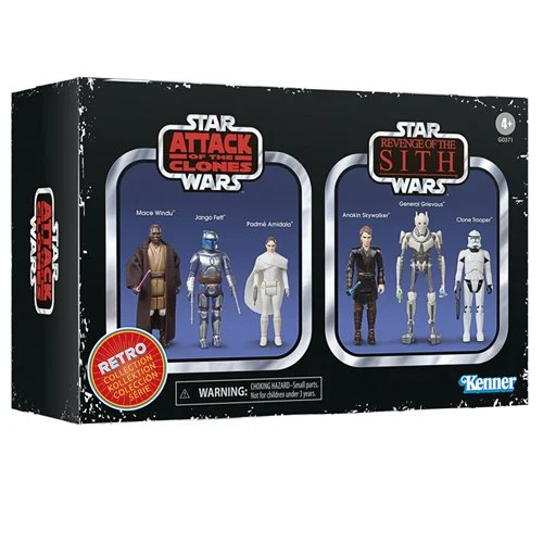 Star Wars: The Retro Collection Attack of the Clones & Star Wars: Revenge of the Sith 3 3/4-Inch Action Figures
