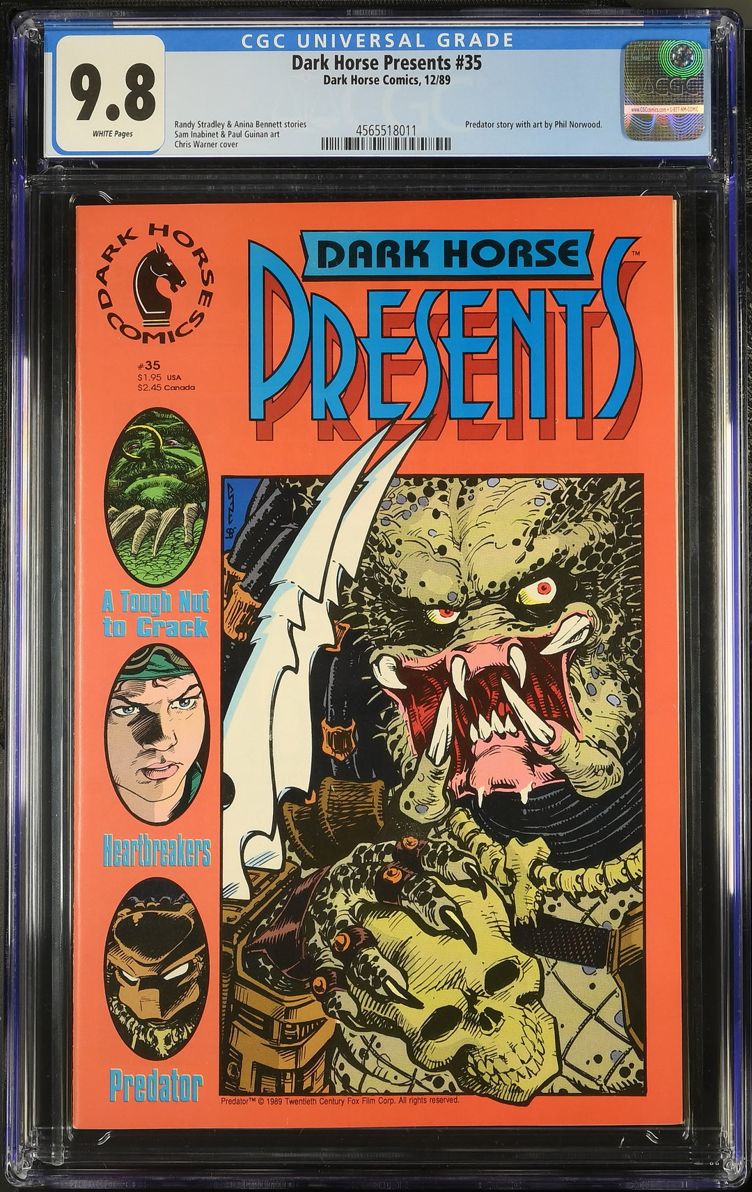 Dark Horse Presents #35 CGC 9.8