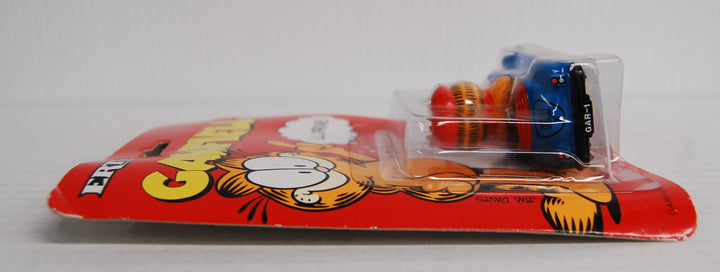 Ertl 1990 Garfield in Blue Convertible "I'll Drive" Die-Cast (Card Wear)