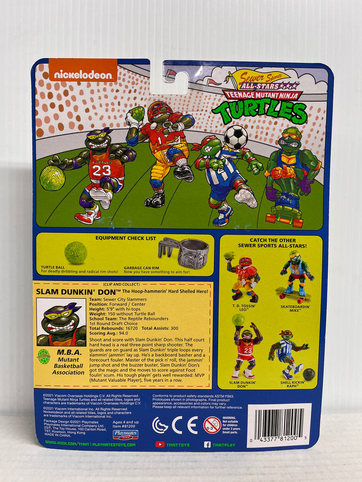 Teenage Mutant Ninja Turtles Slam Dunkin' Don Action Figure