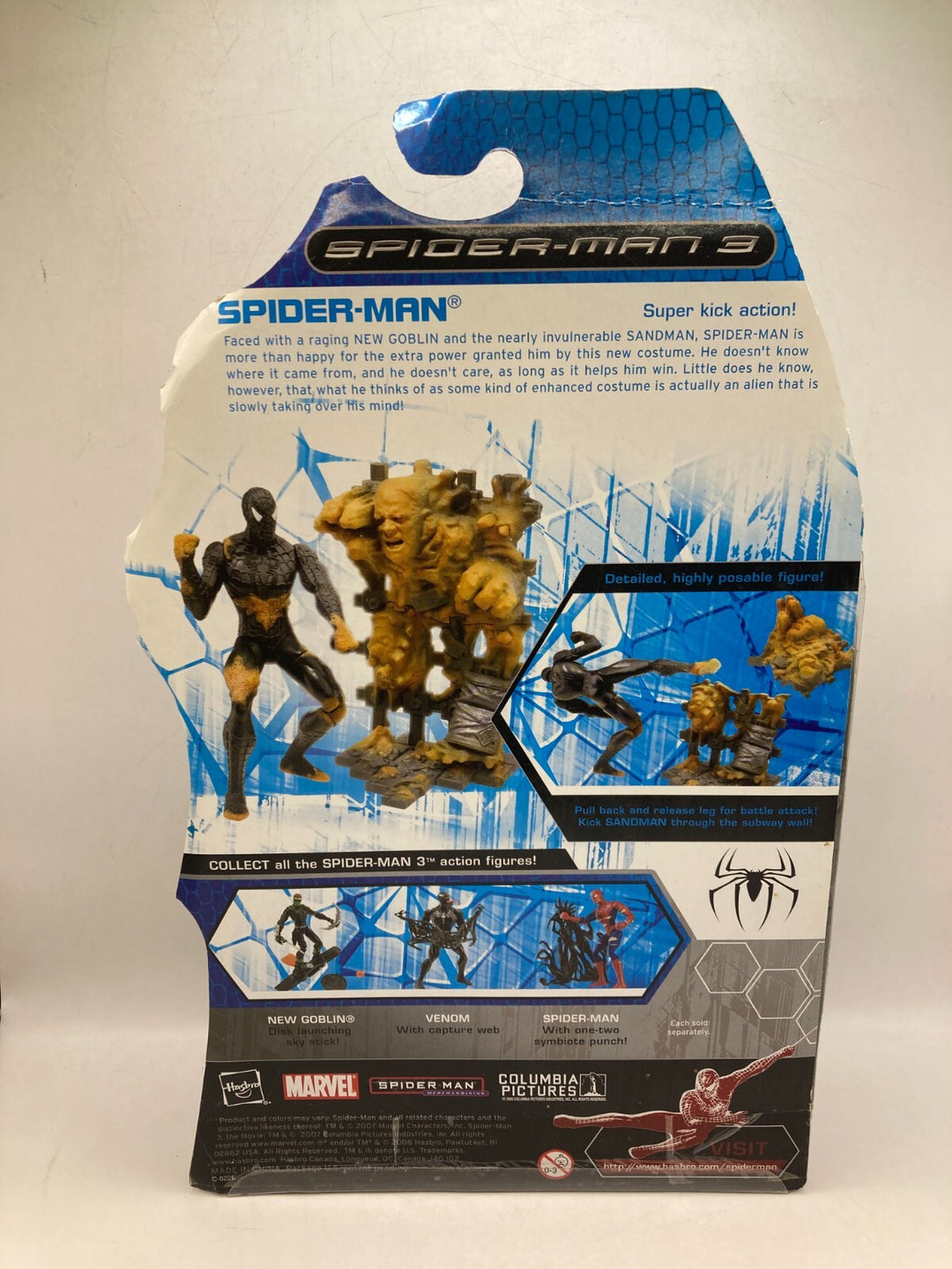 Lot of 6 - Sealed Spider-Man 3 Movie Figures - Venom, Sandman, New Goblin