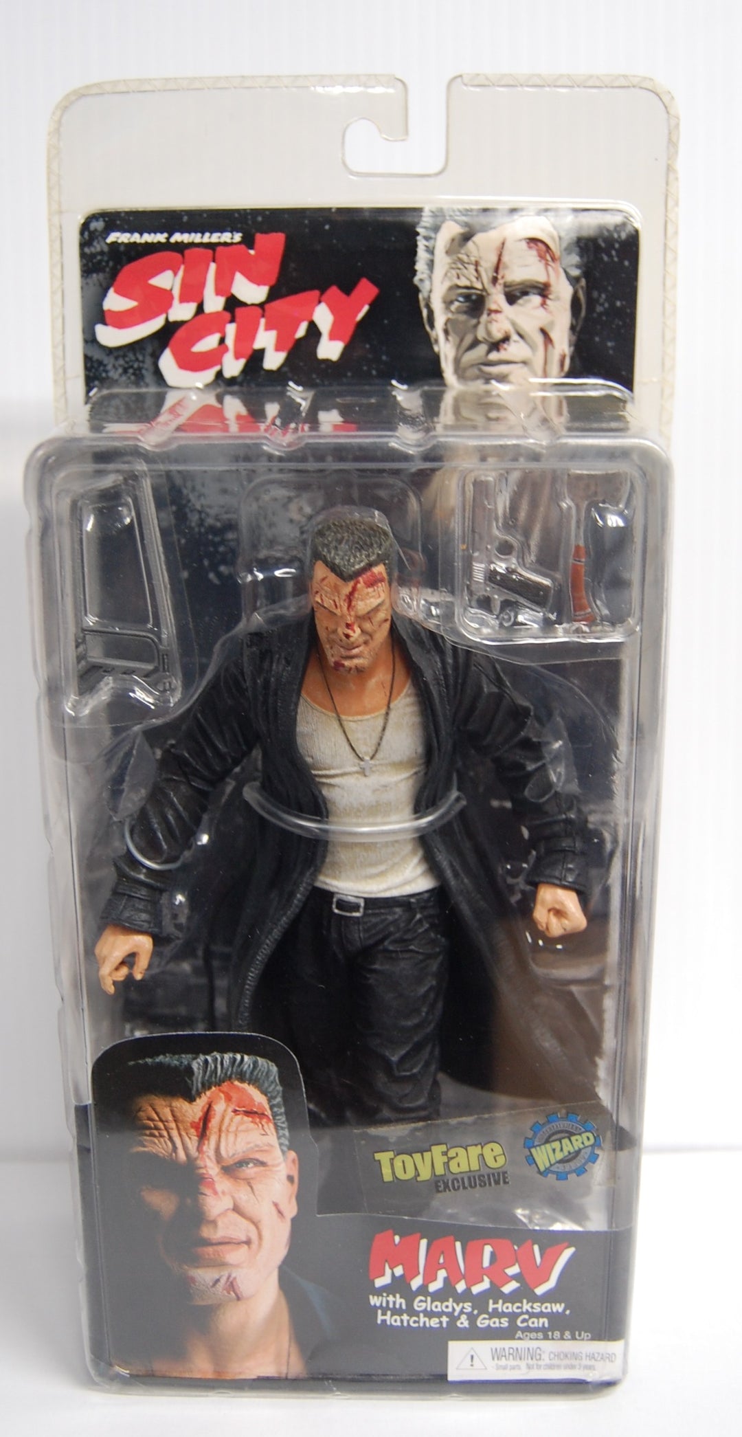 Frank Miller's Sin City - Marv Figure (ToyFare Exclusive) 2005 Neca Reel Toys