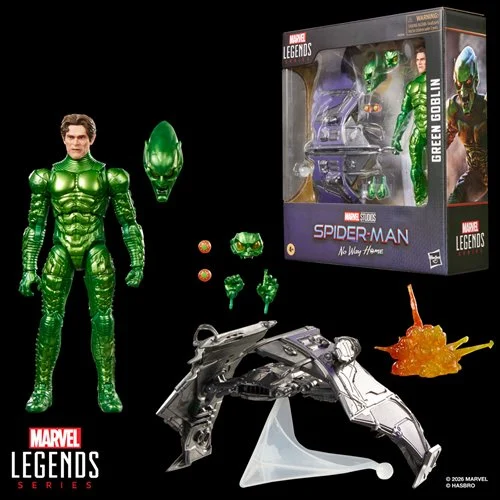 Spider-Man: No Way Home Marvel Legends Series Green Goblin Deluxe 6-Inch Action Figure