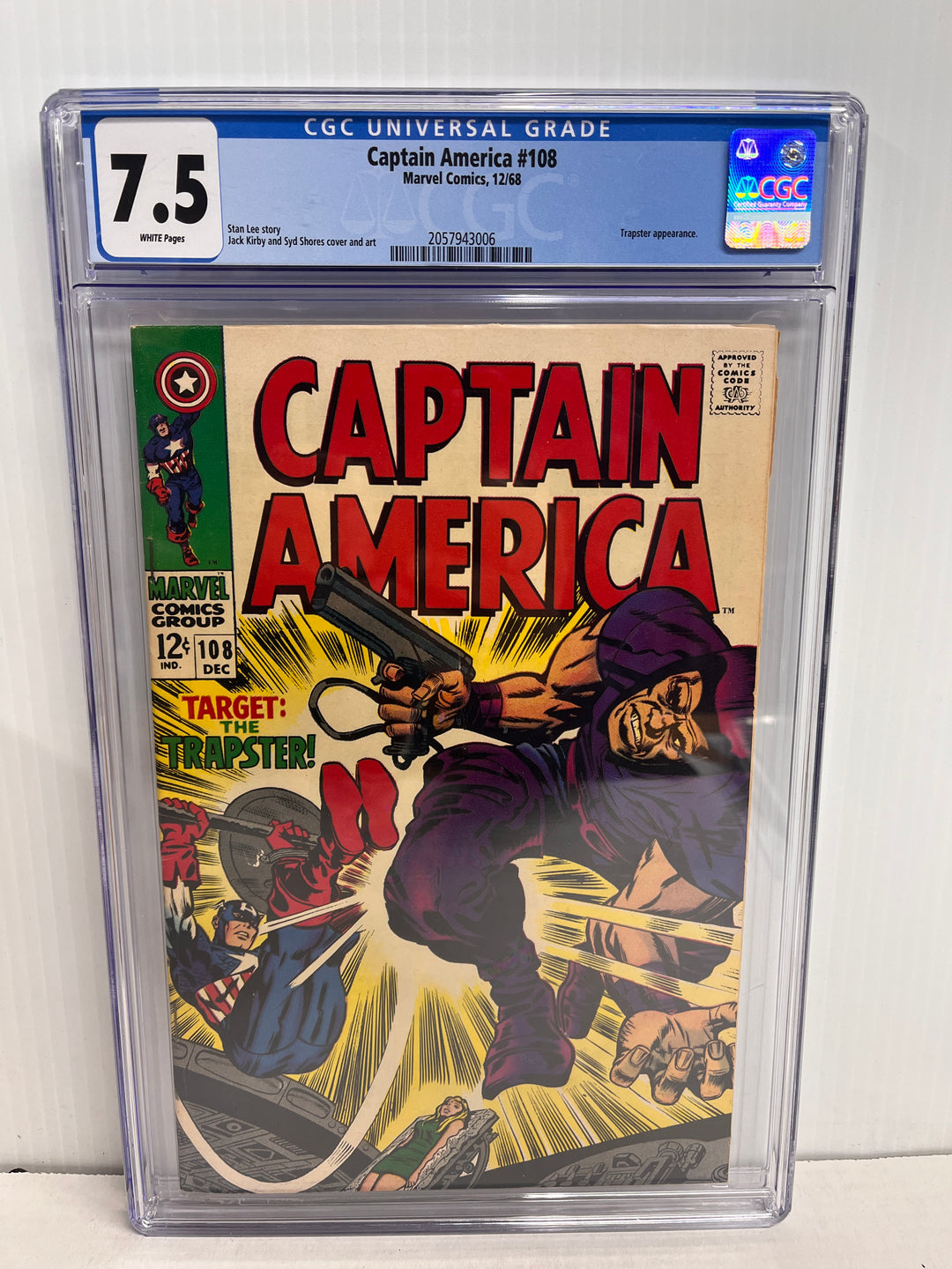 Captain America #108 CGC 7.5