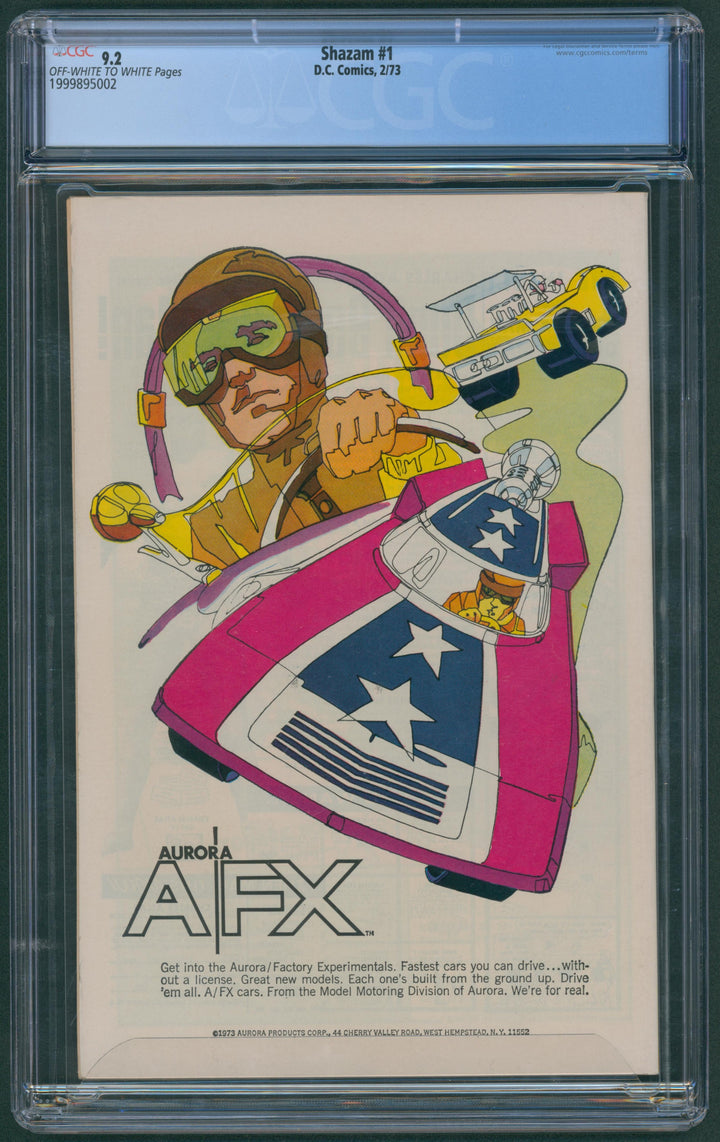 Shazam #1 CGC 9.2