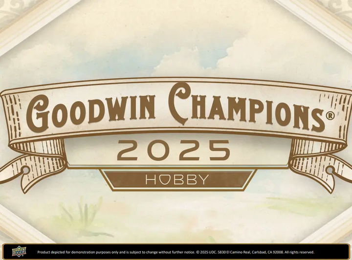 2025 Upper Deck Goodwin Champions Hobby Box (15 Ct)