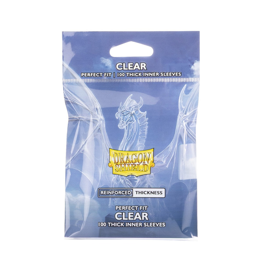 Dragon Shield Card Sleeves - Thick Inner Sleeves: Clear (100 Ct)