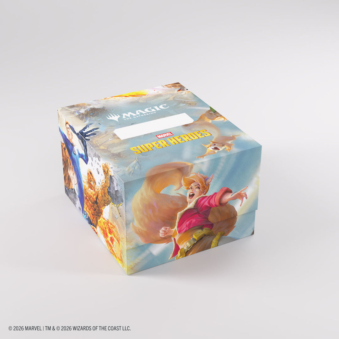 Magic: The Gathering: Marvel Super Heroes: Soft Crate 100+ XL Deck Box - The Fantastic Four/Go Nuts!