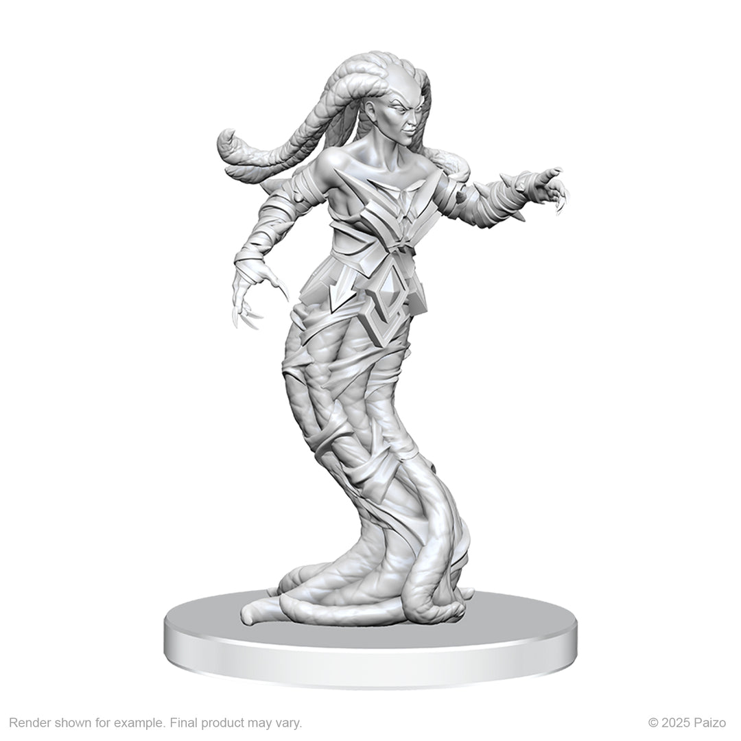 Pathfinder Battles: Unpainted Miniatures - Gylou (Handmaiden Devil) & Ferrugon (Rust Devil)