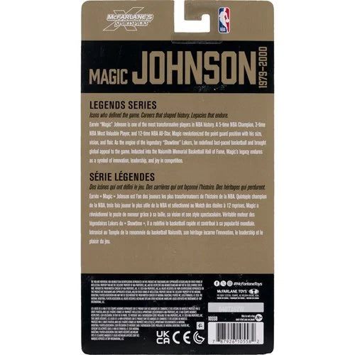 NBA McFarlane's SportsPicks Legends Series Los Angeles Lakers Magic Johnson 6-Inch Action Figure