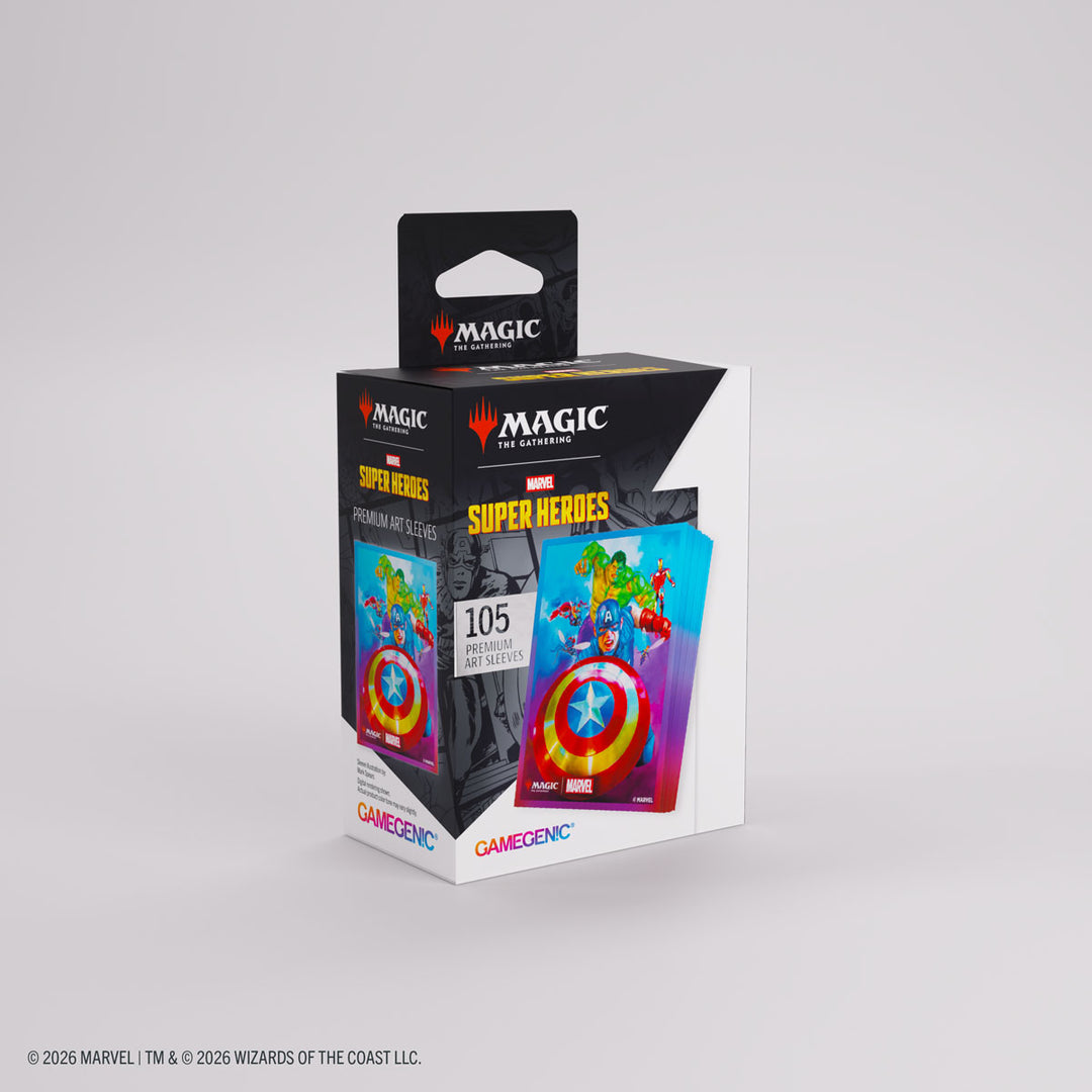Card Sleeves - Premium Art: Magic the Gathering: Marvel Super Heroes - Captain America, Team Leader