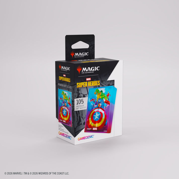 Card Sleeves - Premium Art: Magic the Gathering: Marvel Super Heroes - Captain America, Team Leader