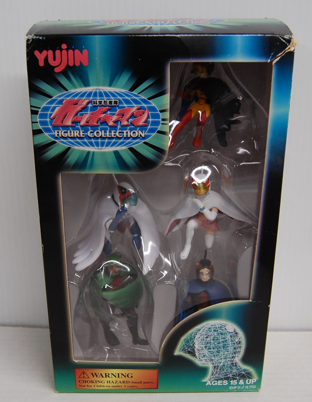 Yujin Battle of the Planets G-Force Gatchaman 5-Pack PVC  Mini Figures *Box Damage*