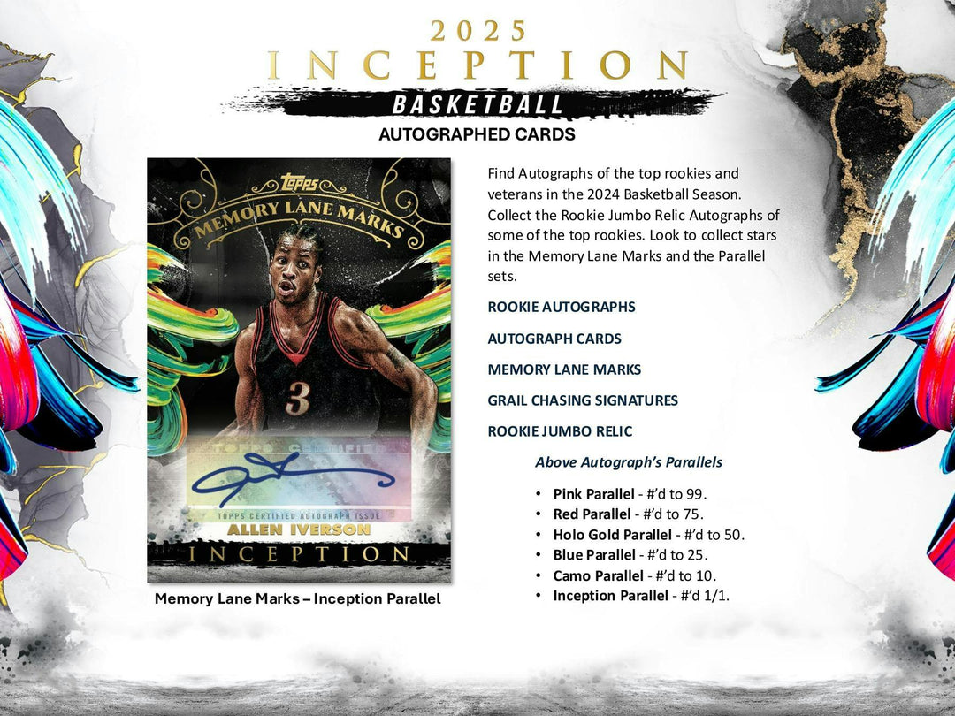 2024-25 Topps Inception Basketball Hobby Box