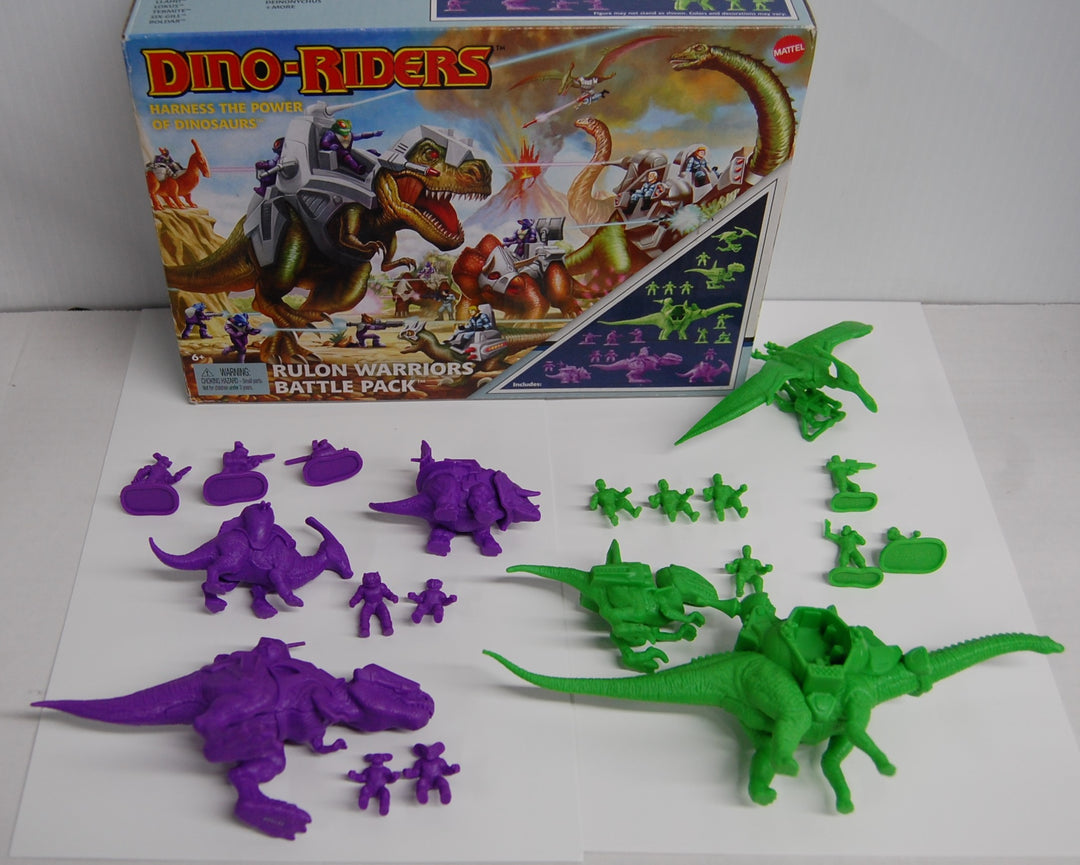 Dino-Riders Rulan Warriors Battle Pack 2020 Mattel Entertainment Earth Exclusive