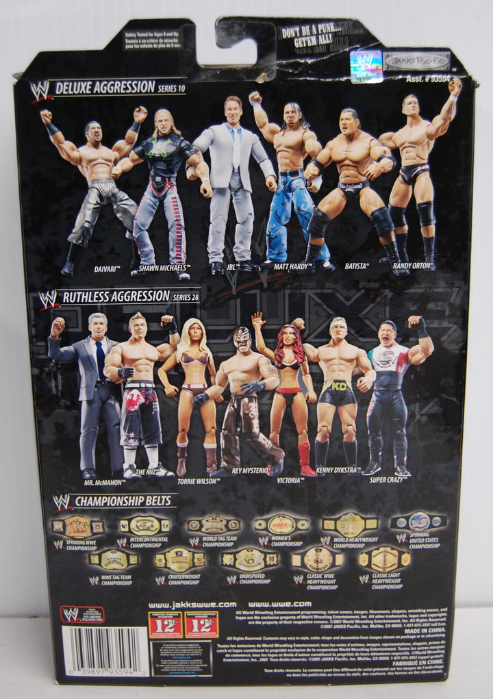 WWE Deluxe Aggression Daivari Figure w/ Denting Folding Chair 2007 Jakks