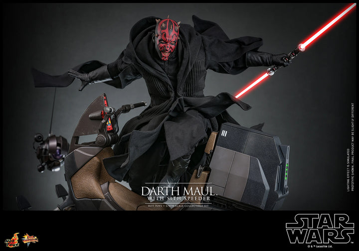 Darth Maul 2.0 with Sith Speeder (Special Edition) Sixth Scale Figure Set MMS749