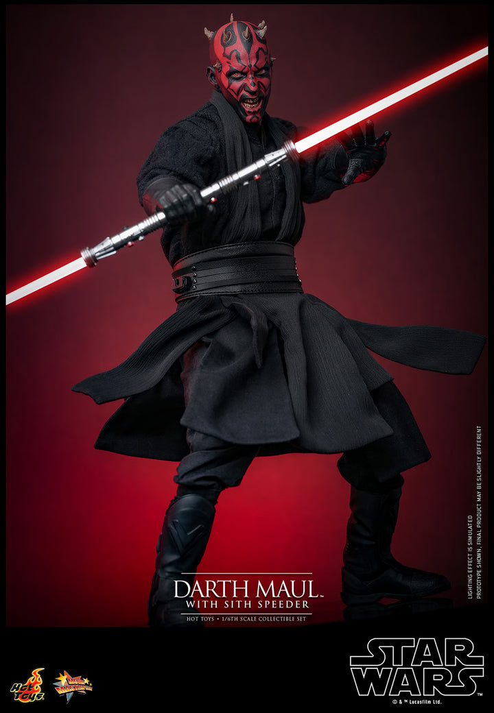Darth Maul 2.0 with Sith Speeder (Special Edition) Sixth Scale Figure Set MMS749