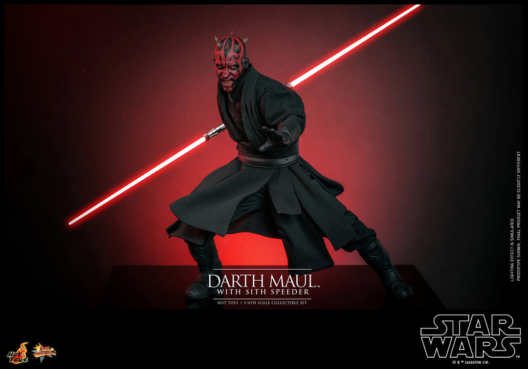 Darth Maul 2.0 with Sith Speeder (Special Edition) Sixth Scale Figure Set MMS749