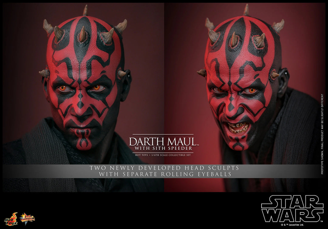 Darth Maul 2.0 with Sith Speeder (Special Edition) Sixth Scale Figure Set MMS749