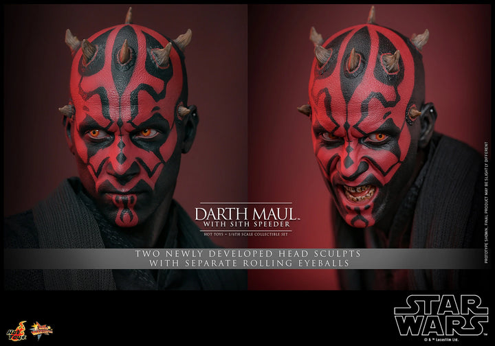Darth Maul 2.0 with Sith Speeder (Special Edition) Sixth Scale Figure Set MMS749